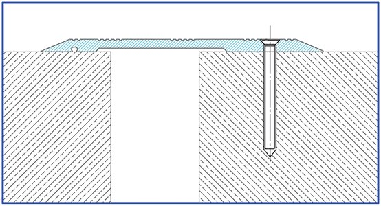 CS one side holes